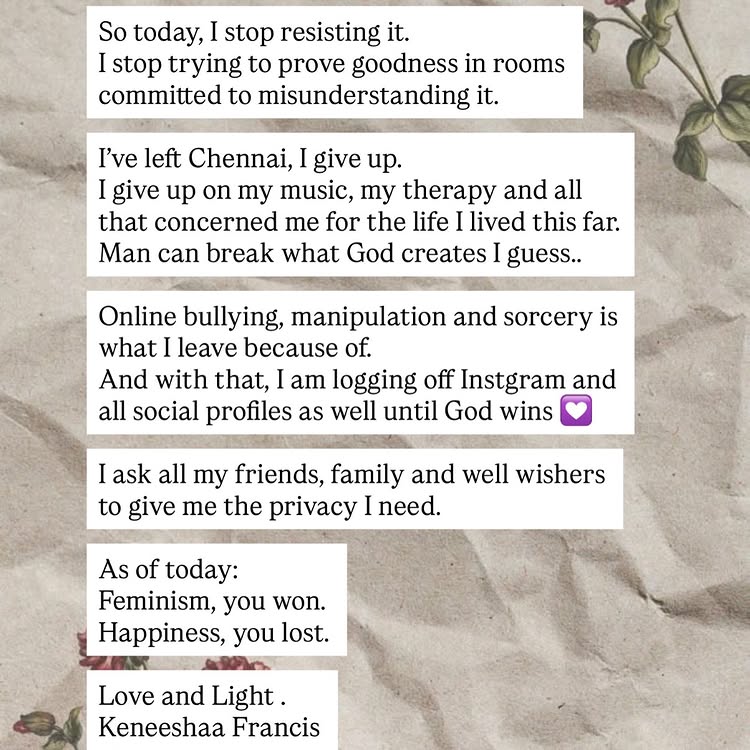 रवि मोहन और केनिशा फ्रांसिस के ब्रेकअप की अफवाहों के बीच आरती रवि ने गुप्त नोट लिखा: "सच्चाई हमेशा कायम रहती है" 63582