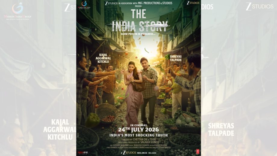‘द इंडिया स्टोरी’ का एक और दमदार पोस्टर हुआ रिलीज़; काजल अग्रवाल और श्रेयस तलपड़े का सामना गुस्साई भीड़ से