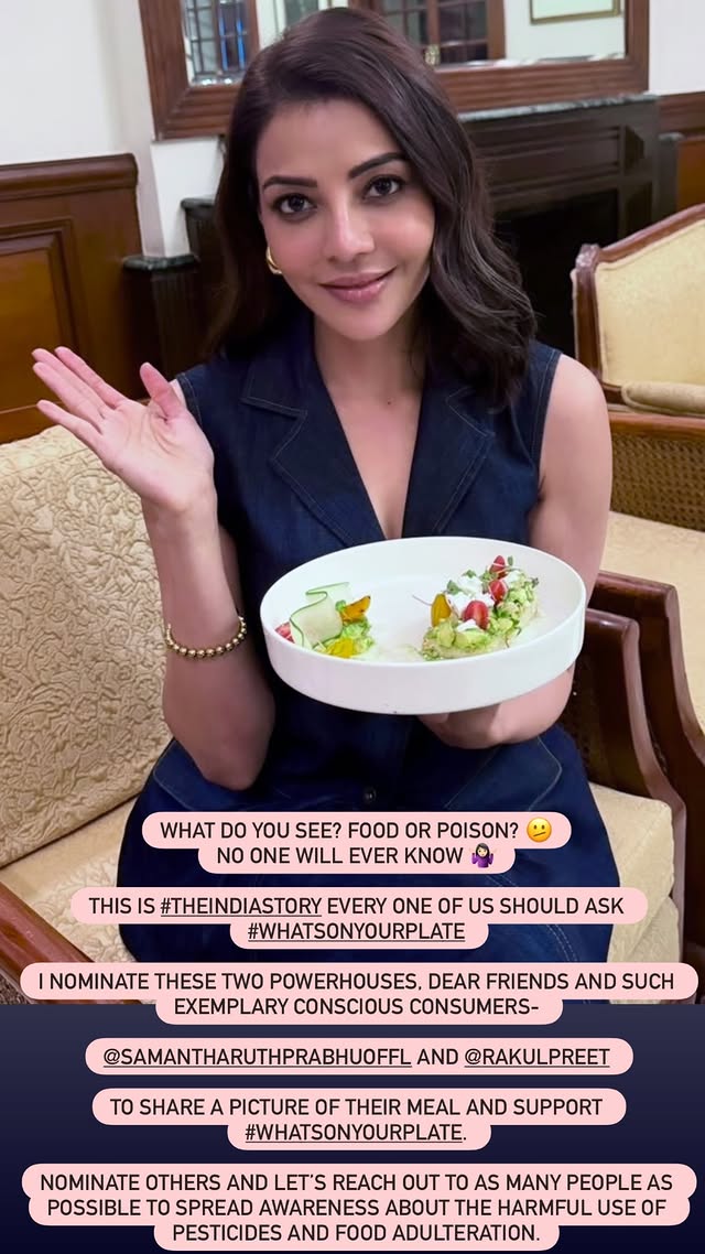 काजल अग्रवाल और श्रेयस तलपड़े ने #WhatsOnYourPlate (आपकी थाली में क्या है) चैलेंज के साथ फ़ूड सेफ्टी पर छेड़ी नई बहस 64418